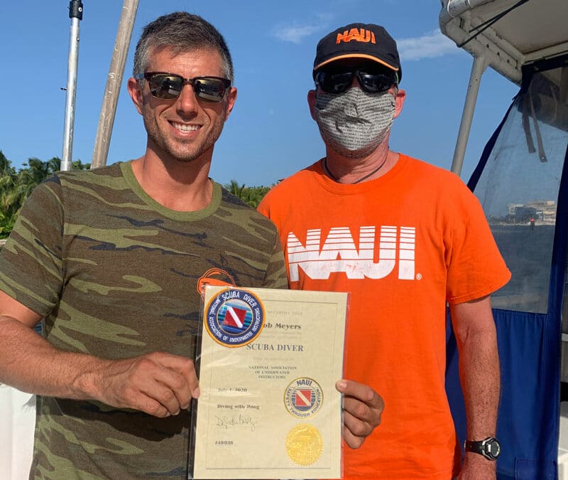 Diver Jacob Completes Open Water Class